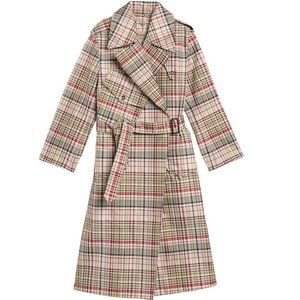 NWT Burberry Check Rain Jacket Trench Coat